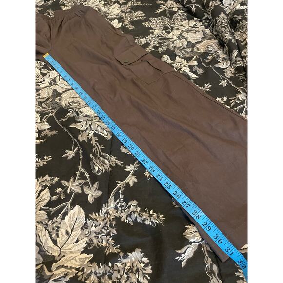 PRINCESS POLLY Wide Leg Cargo Pant Size 4 Utility Carpenter - Picture 4 of 7